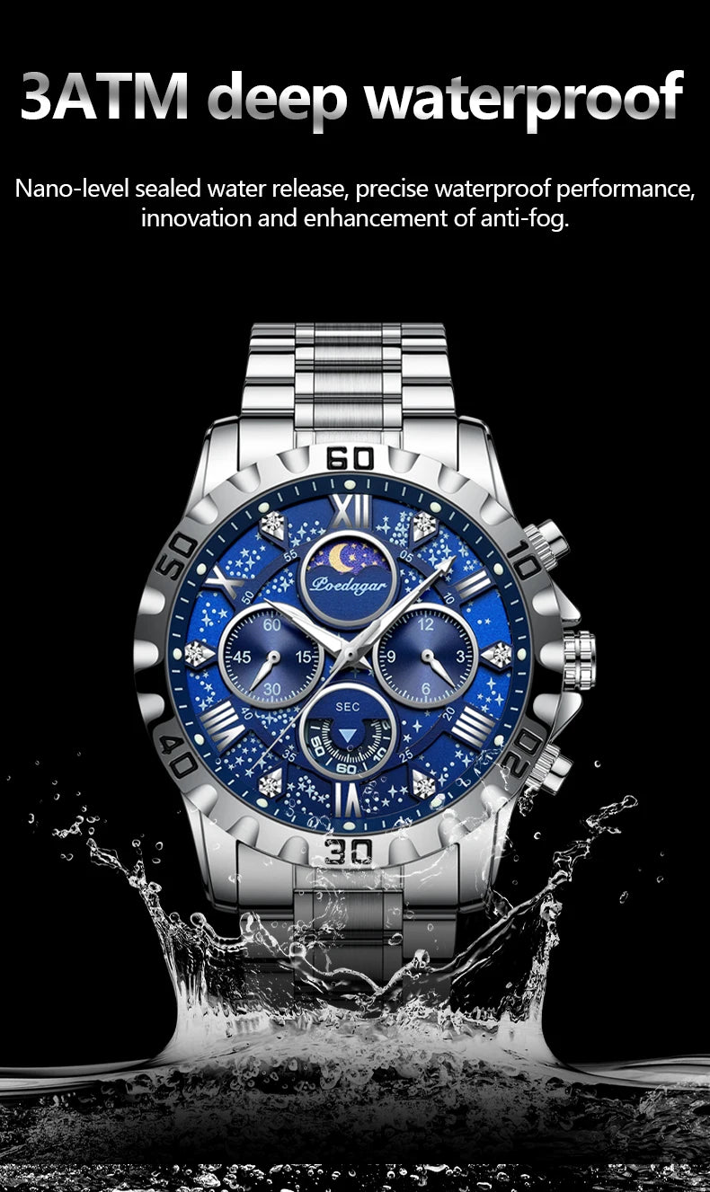 Quartz chronograph movement – accurate timekeeping and stopwatch functions