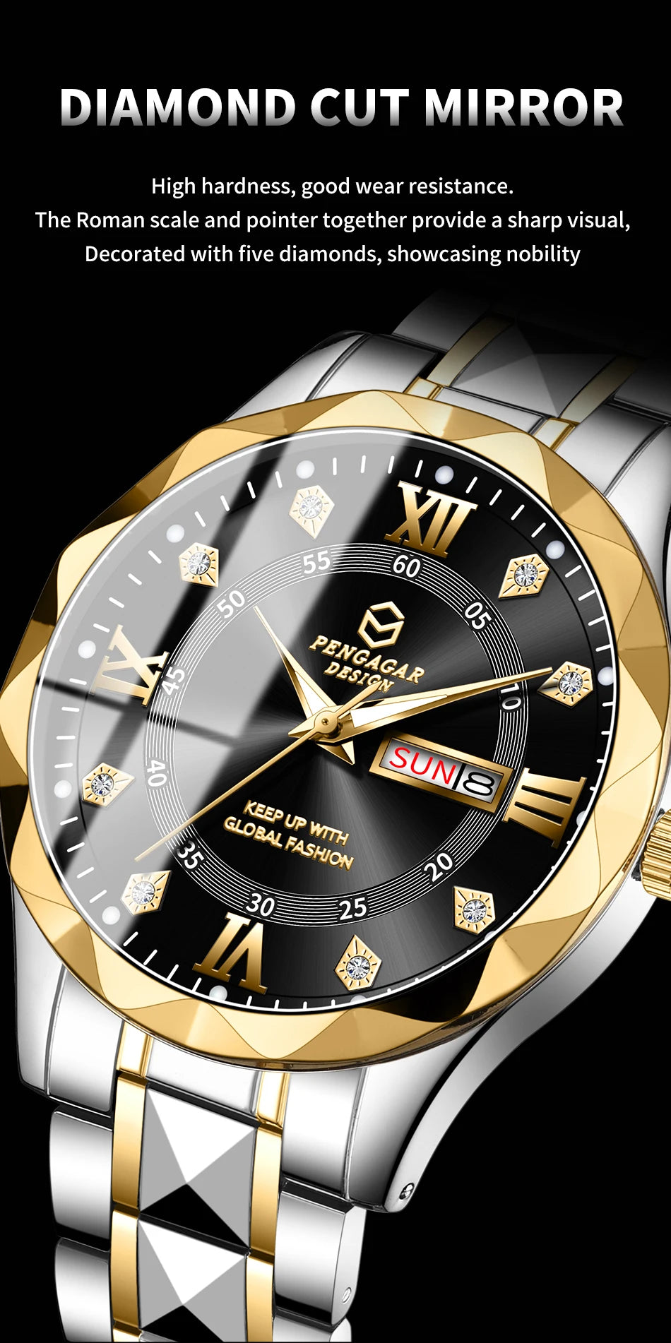 Men’s Light Luxury Quartz Watch – Elegant. Practical. Timeless.