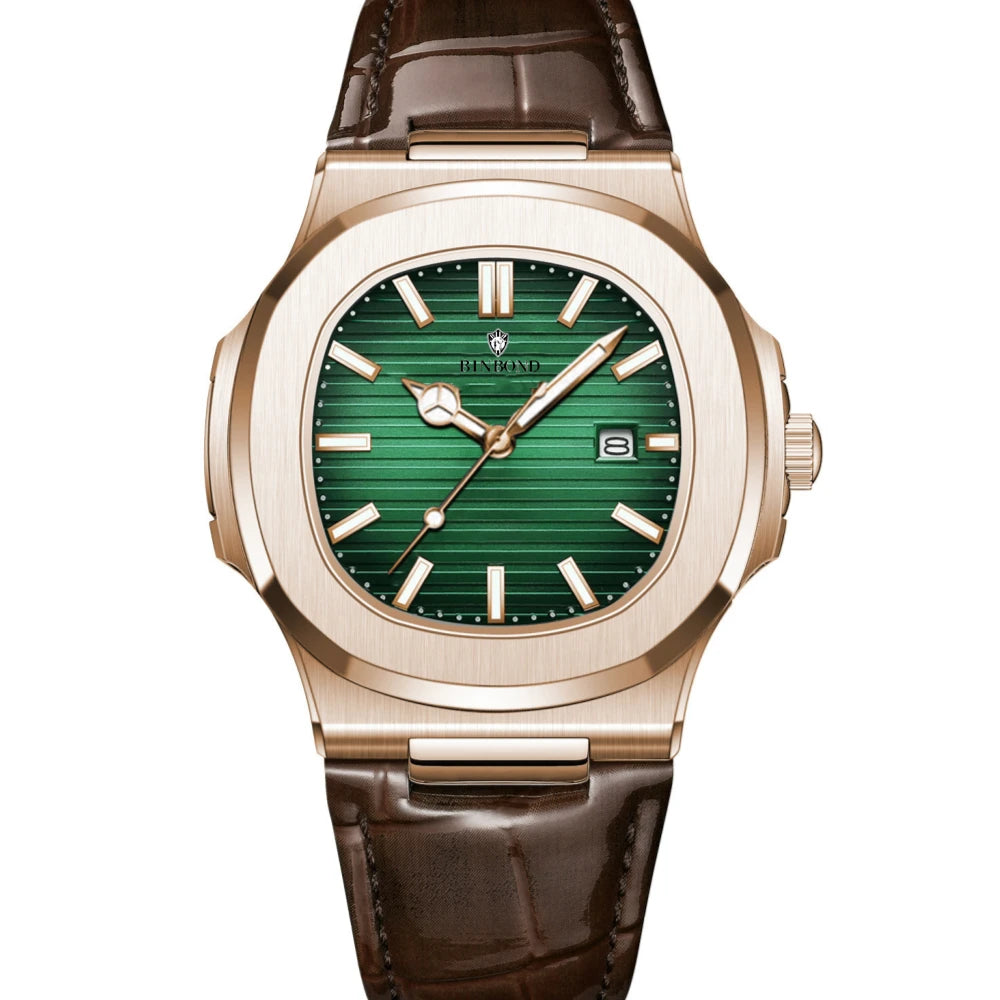 Men’s Rose Gold Quartz Watch – Effortless Style, Everyday Luxury