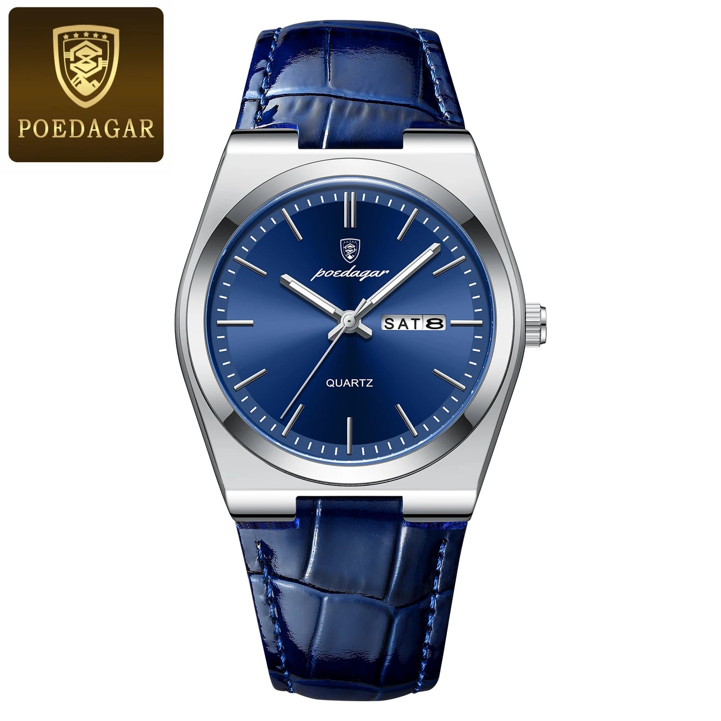 POEDAGAR Men’s Luxury Quartz Watch – Classic Elegance for Everyday Confidence