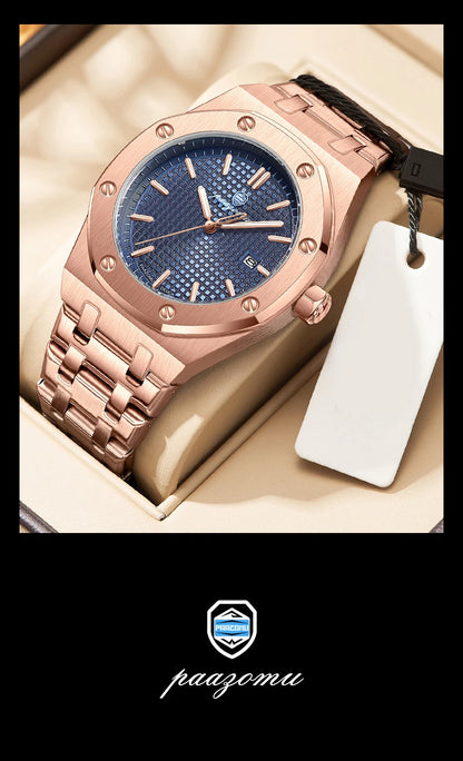 PAAZOMU Men’s Luxury Business Watch – Strength Meets Sophistication