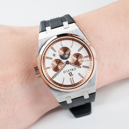 Elevate your wristwear with the OBLVLO Luxury Mechanical Watch, crafted for those who appreciate precision and sophistication.