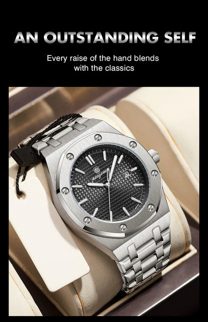 PAAZOMU Men’s Luxury Business Watch – Strength Meets Sophistication