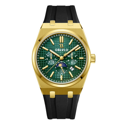 Elevate your wristwear with the OBLVLO Luxury Mechanical Watch, crafted for those who appreciate precision and sophistication.