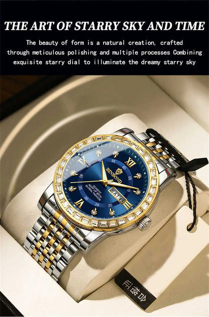BINBOND Men’s Quartz Watch – Style Meets Everyday Performance