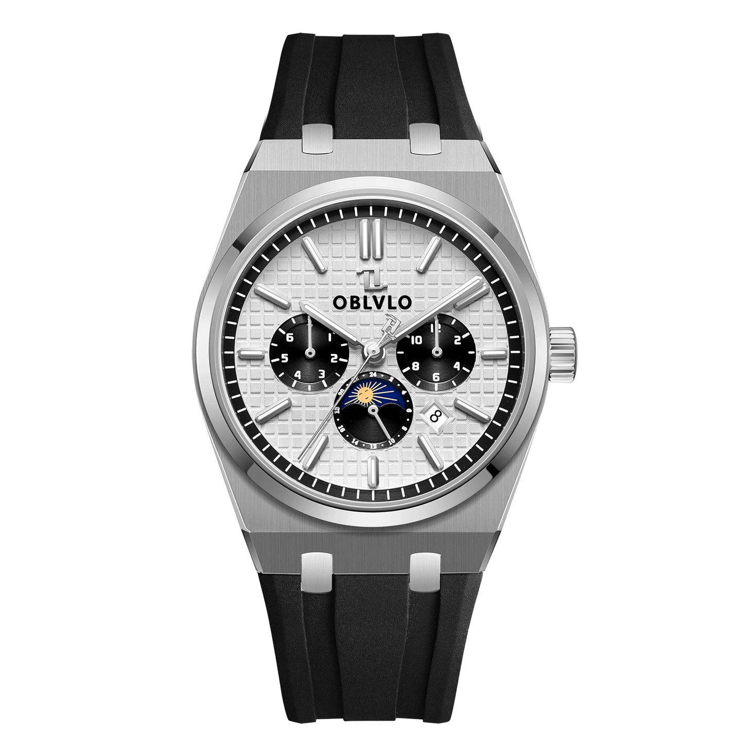 Elevate your wristwear with the OBLVLO Luxury Mechanical Watch, crafted for those who appreciate precision and sophistication.