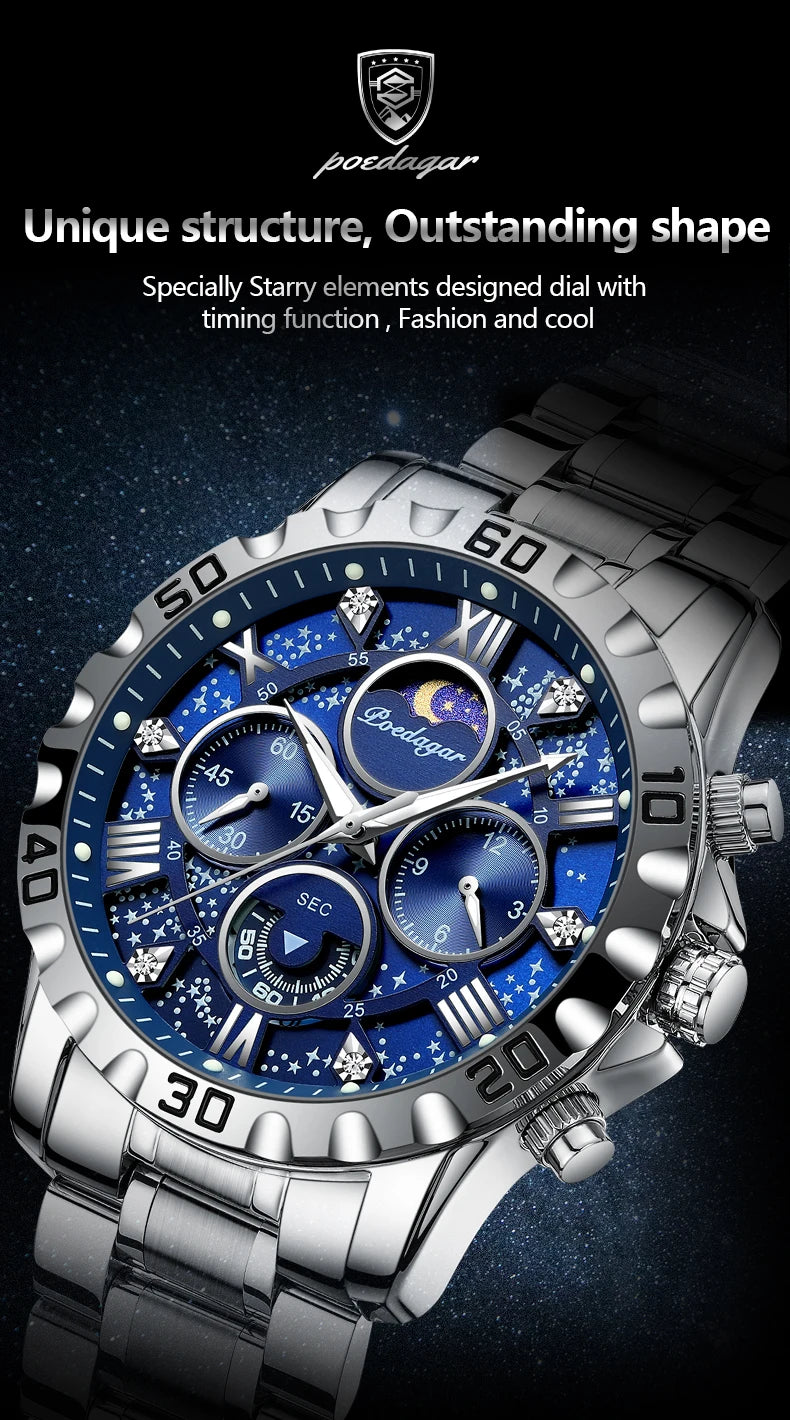Quartz chronograph movement – accurate timekeeping and stopwatch functions