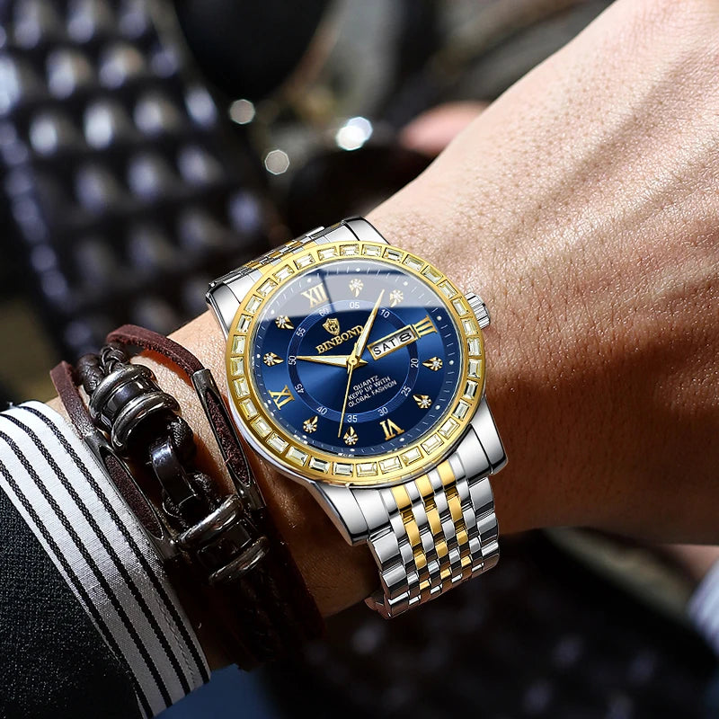 BINBOND Men’s Quartz Watch – Style Meets Everyday Performance