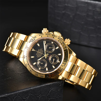 OUMASHI VK63 Man luxury watches Sports Quartz Watch Sapphire Stainless Steel Waterproof  Chronometer for vk63 Movement