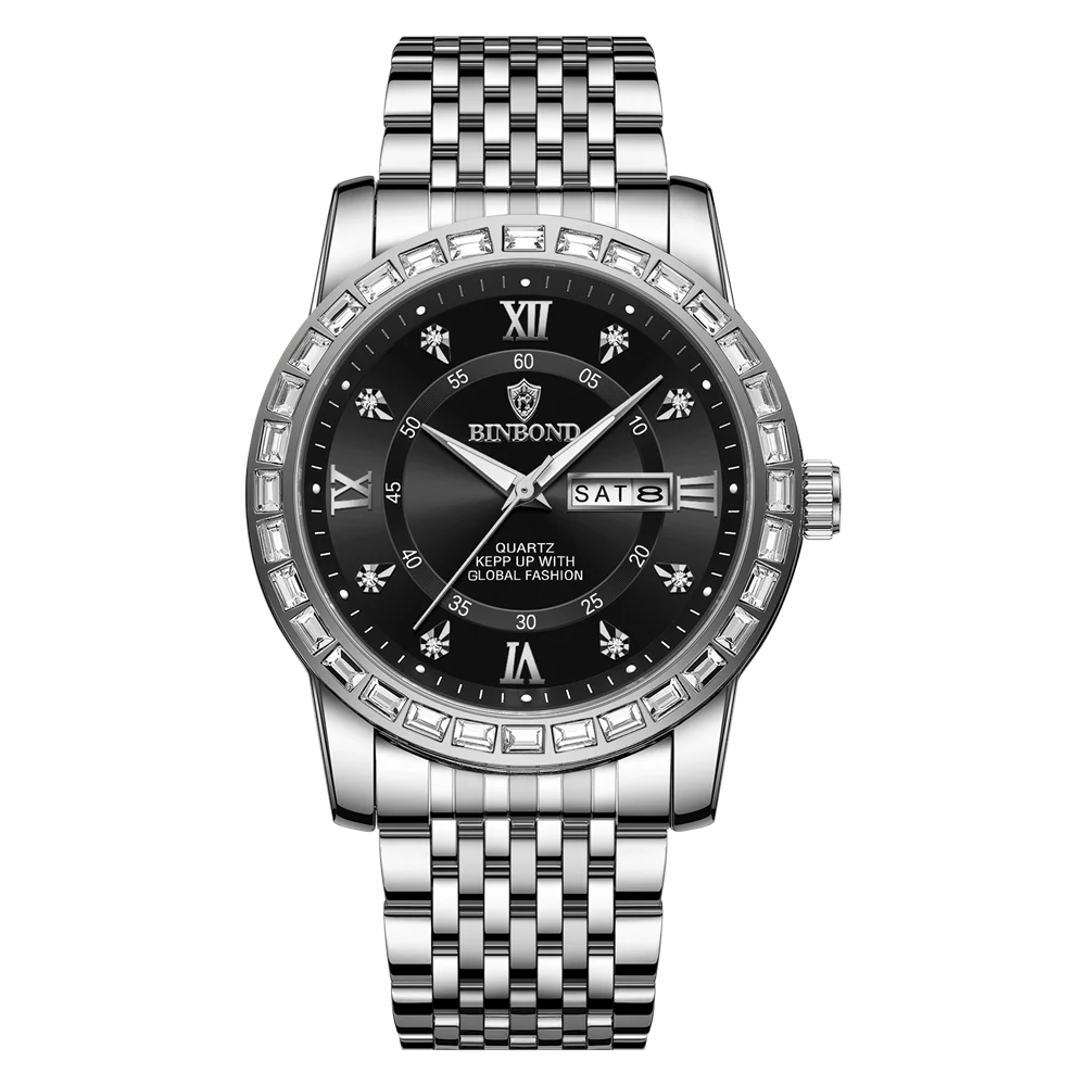 BINBOND Men’s Quartz Watch – Style Meets Everyday Performance