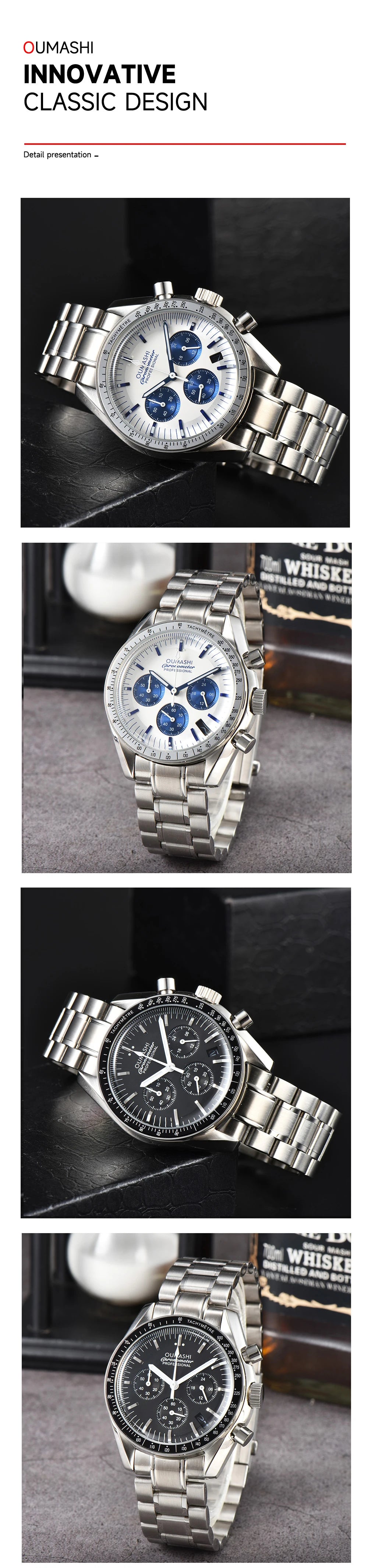 40mm VK63 Chronograph Watch – Precision Engineering Meets Iconic Style