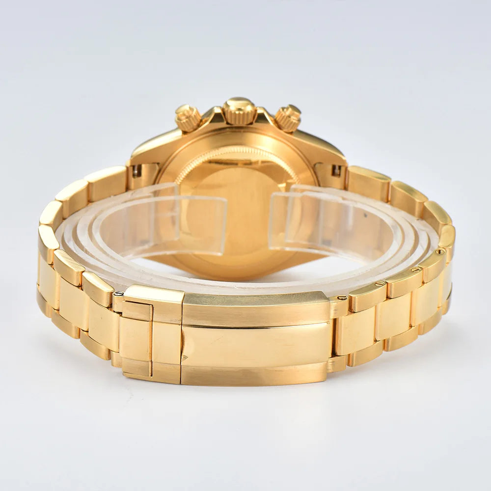 OUMASHI VK63 Man luxury watches Sports Quartz Watch Sapphire Stainless Steel Waterproof  Chronometer for vk63 Movement