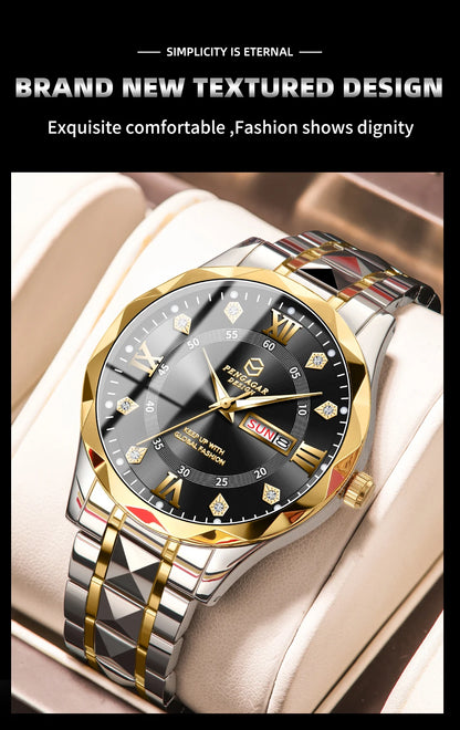 Men’s Light Luxury Quartz Watch – Elegant. Practical. Timeless.