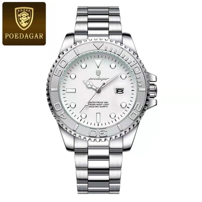 POEDAGAR Men’s Luxury Quartz Watch – Strength in Every Second