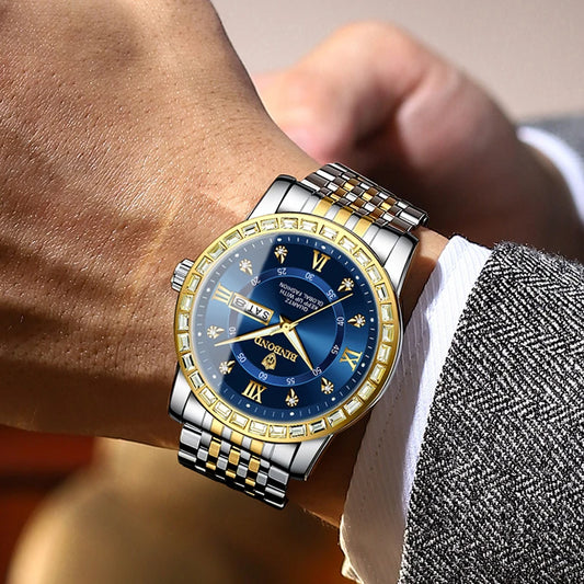 BINBOND Men’s Quartz Watch – Style Meets Everyday Performance