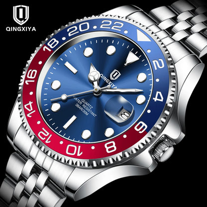 QINGXIYA Men's Luxury Quartz Watch – Stylish, Durable & Functional