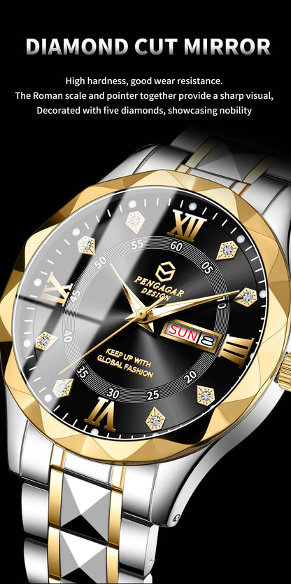 Men’s Light Luxury Quartz Watch – Elegant. Practical. Timeless.