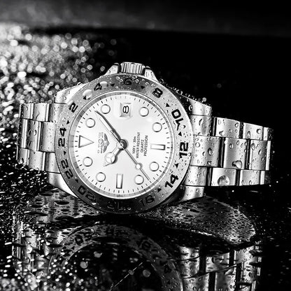 LIGE 2024 Men Watch Stainless Steel Band Date Mens Clock Business Male Watches Waterproof Luxuries Man Wrist Watches for Men