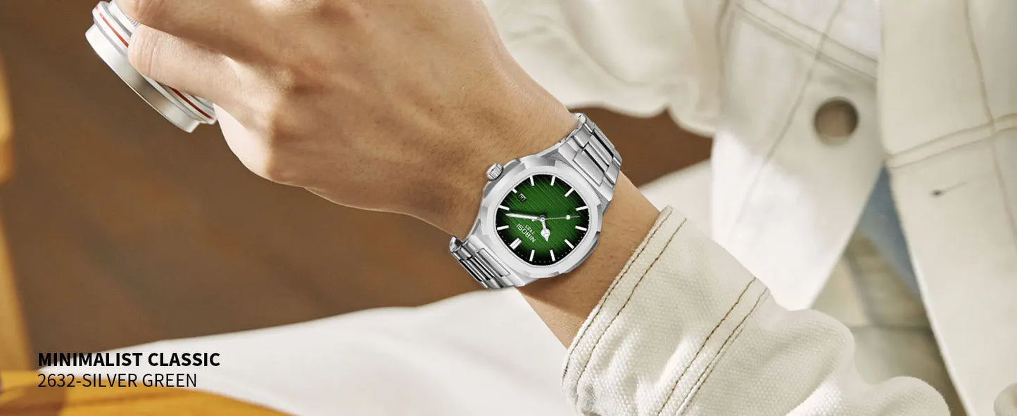 NIBOSI Men’s Quartz Watch – Classic, Durable & Elegant