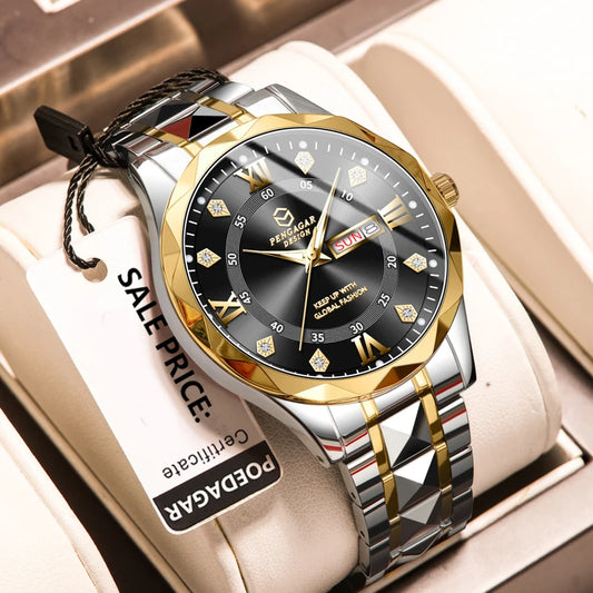 Men’s Light Luxury Quartz Watch – Elegant. Practical. Timeless.