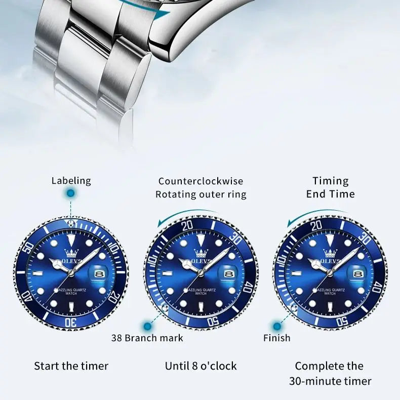 OLEVS 5885 Diving Series Men’s Watch – Luxury Meets Performance
