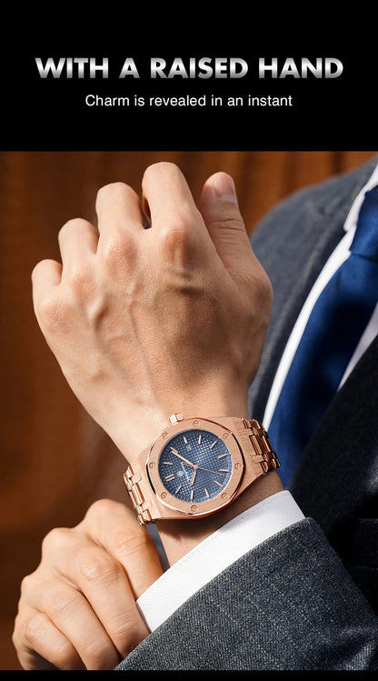 PAAZOMU Men’s Luxury Business Watch – Strength Meets Sophistication