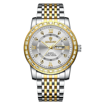 BINBOND Men’s Quartz Watch – Style Meets Everyday Performance