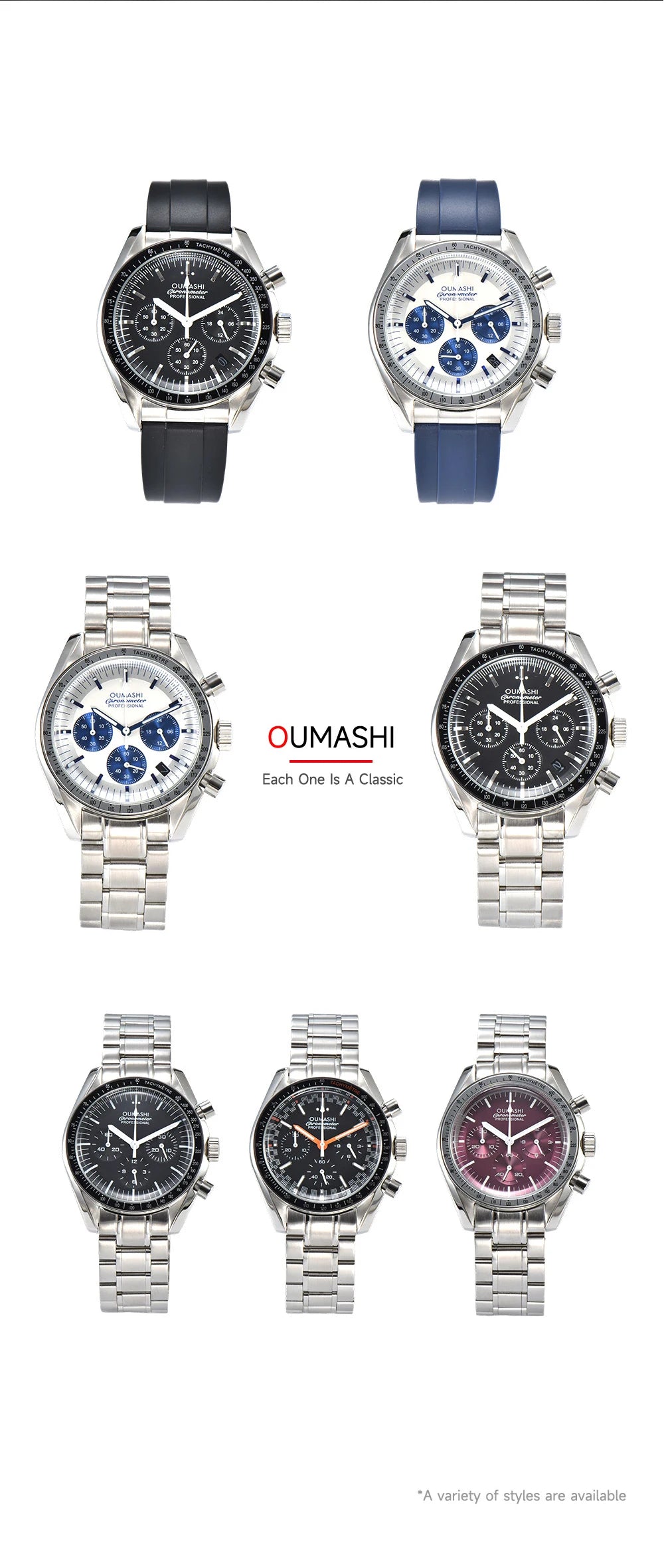 40mm VK63 Chronograph Watch – Precision Engineering Meets Iconic Style