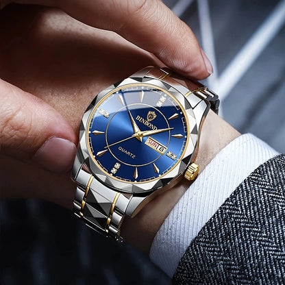 BINBOND Top Brand Luxury Fashion Watch Men Waterproof Week Date Clock Sport Watch Men Quartz Wristwatch