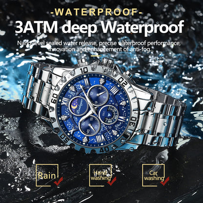 Quartz chronograph movement – accurate timekeeping and stopwatch functions