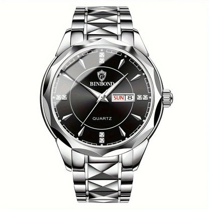 BINBOND Top Brand Luxury Fashion Watch Men Waterproof Week Date Clock Sport Watch Men Quartz Wristwatch
