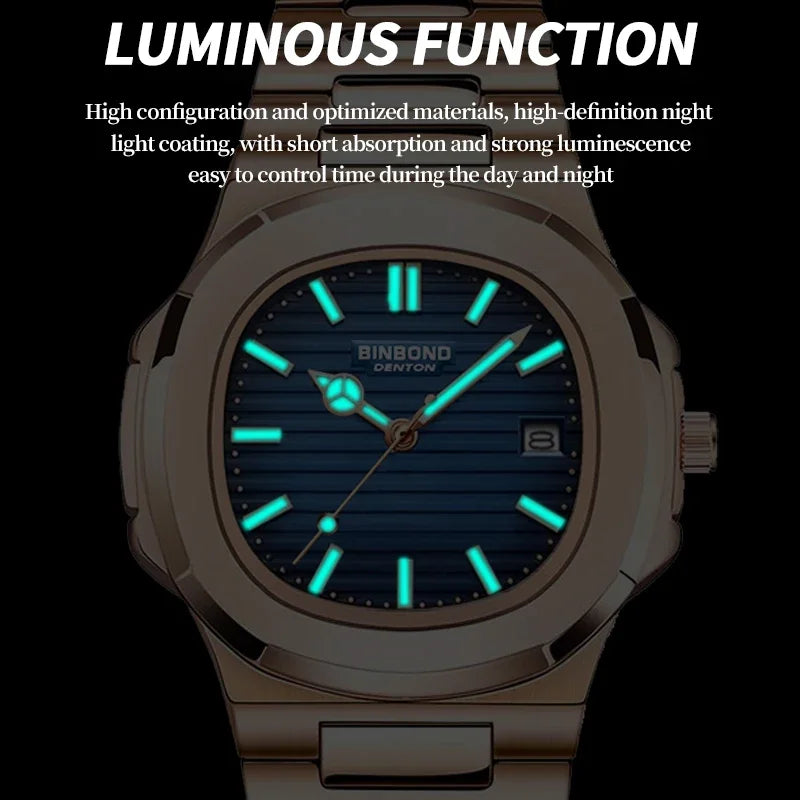 Men’s Rose Gold Quartz Watch – Effortless Style, Everyday Luxury