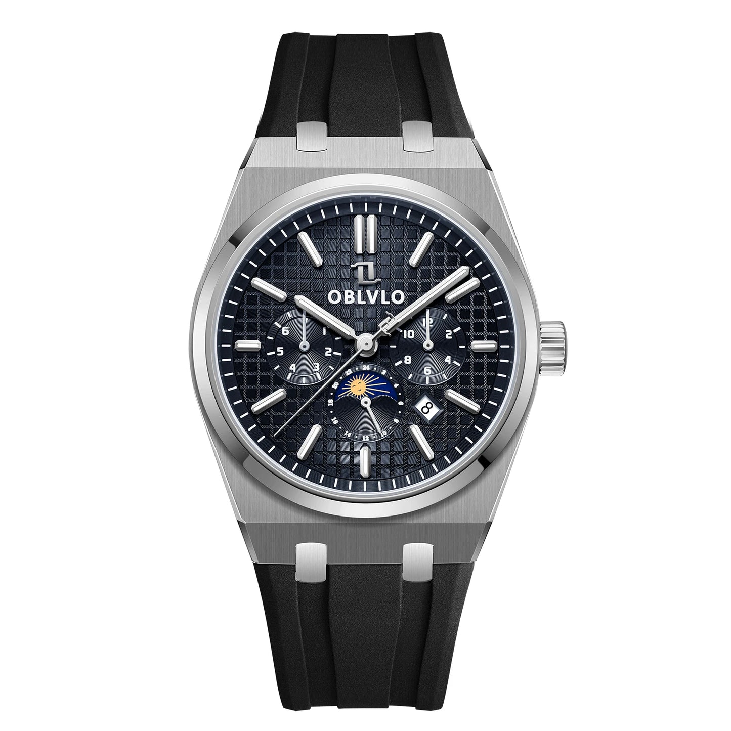 Elevate your wristwear with the OBLVLO Luxury Mechanical Watch, crafted for those who appreciate precision and sophistication.