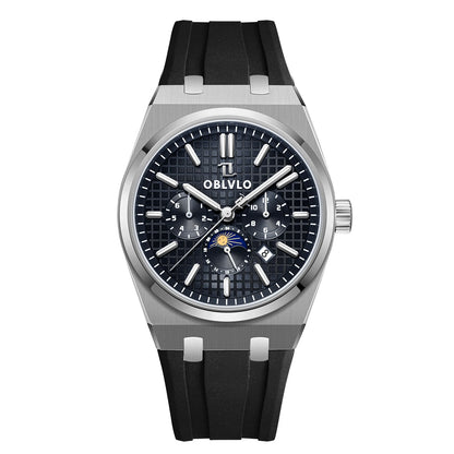 Elevate your wristwear with the OBLVLO Luxury Mechanical Watch, crafted for those who appreciate precision and sophistication.