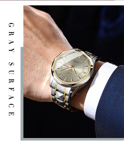 BINBOND Top Brand Luxury Fashion Watch Men Waterproof Week Date Clock Sport Watch Men Quartz Wristwatch
