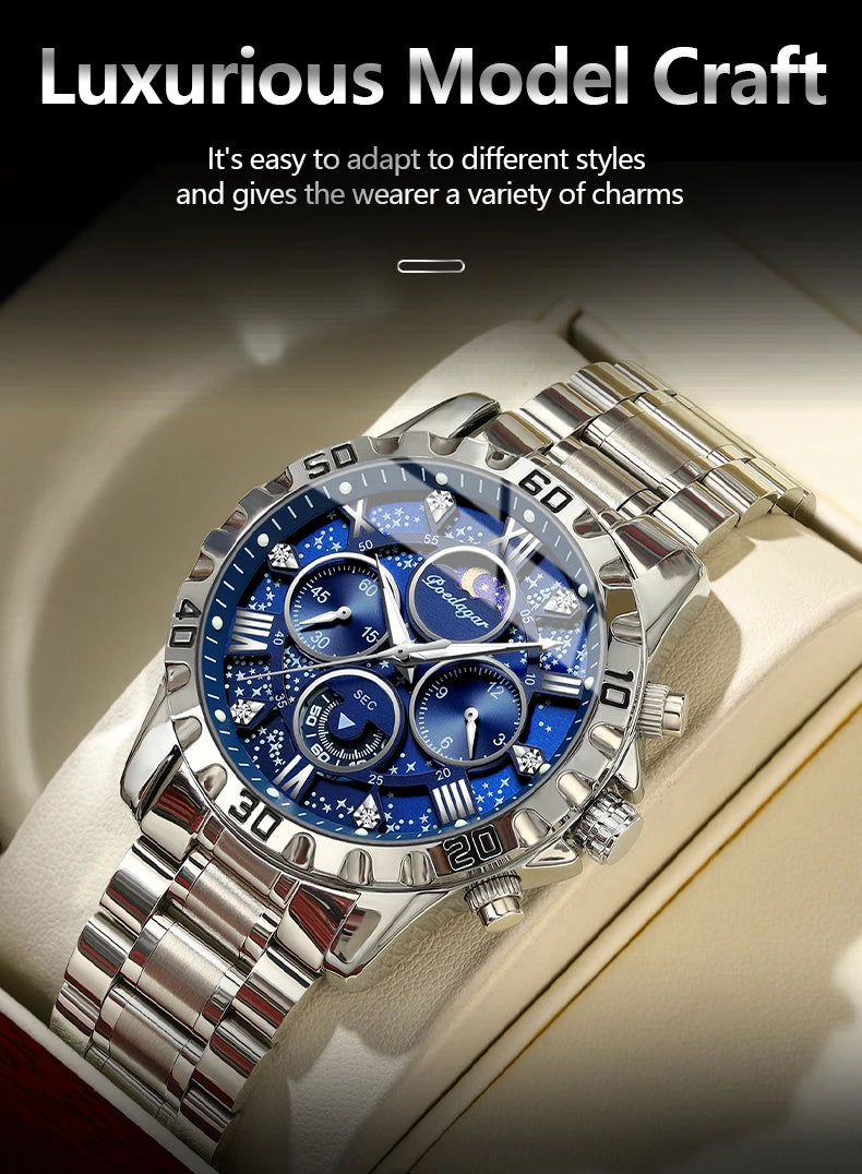 Quartz chronograph movement – accurate timekeeping and stopwatch functions
