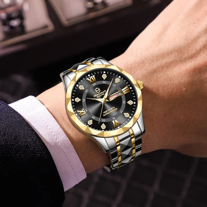 Men’s Light Luxury Quartz Watch – Elegant. Practical. Timeless.
