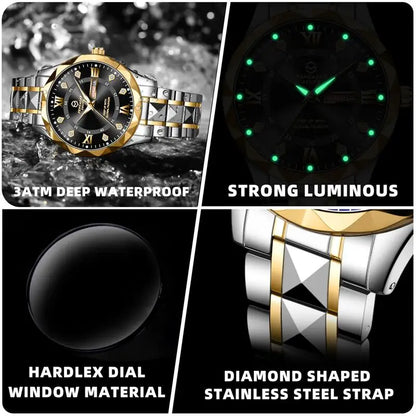Men’s Light Luxury Quartz Watch – Elegant. Practical. Timeless.
