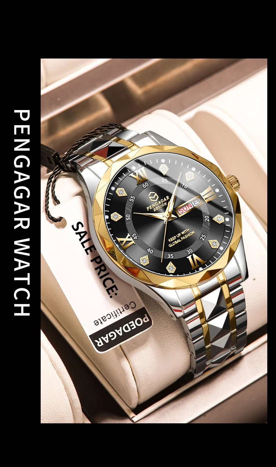Men’s Light Luxury Quartz Watch – Elegant. Practical. Timeless.