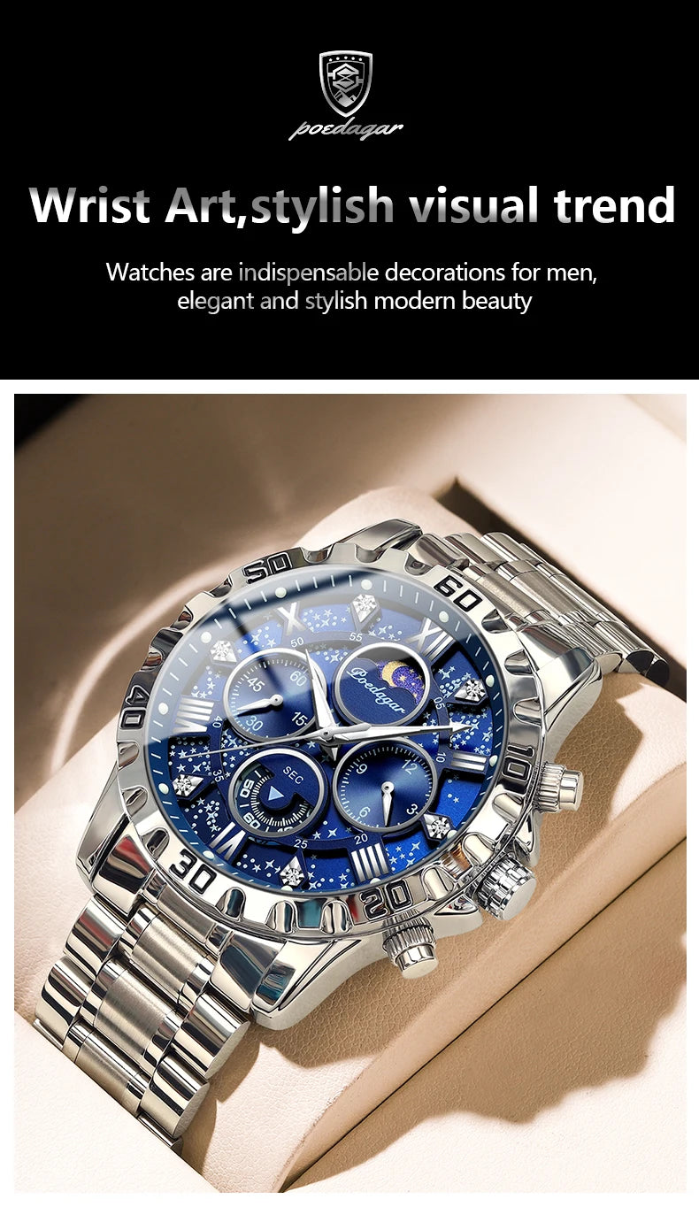 Quartz chronograph movement – accurate timekeeping and stopwatch functions