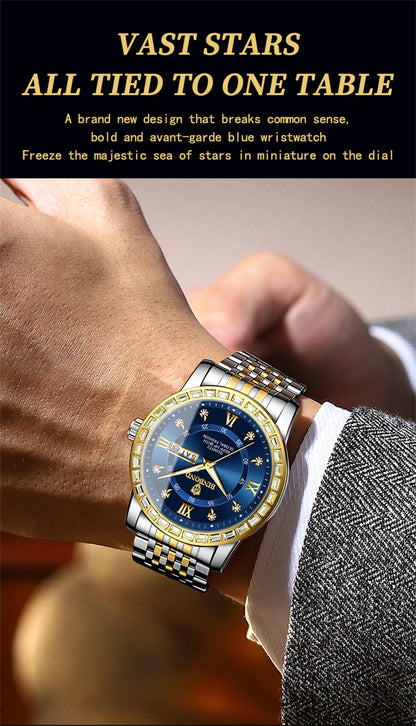 BINBOND Men’s Quartz Watch – Style Meets Everyday Performance