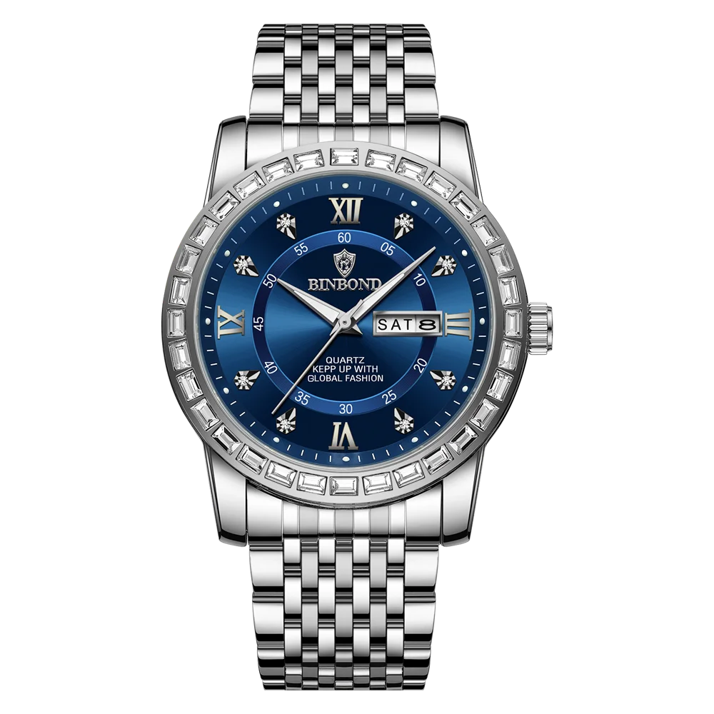 BINBOND Men’s Quartz Watch – Style Meets Everyday Performance
