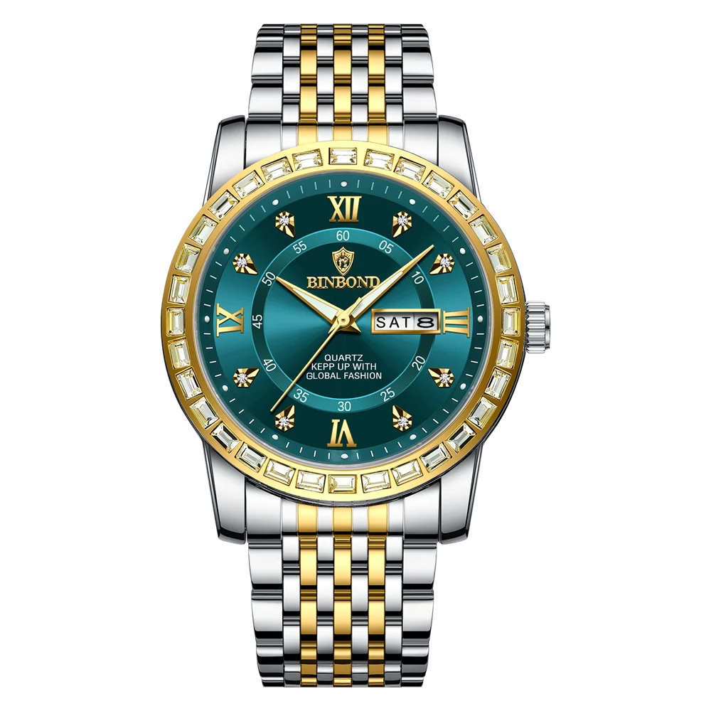 BINBOND Men’s Quartz Watch – Style Meets Everyday Performance