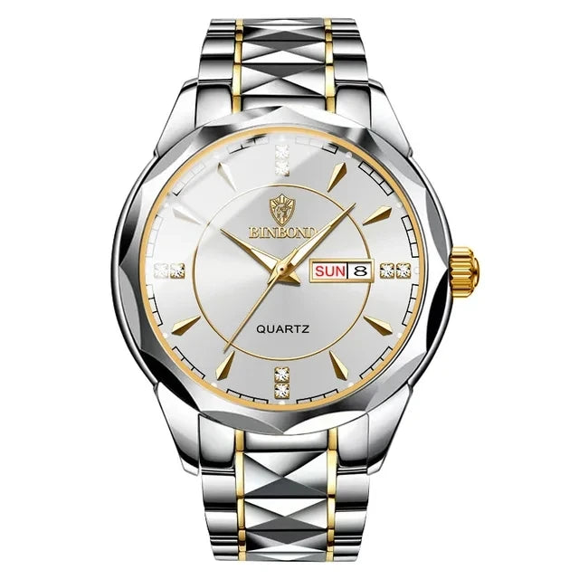 BINBOND Top Brand Luxury Fashion Watch Men Waterproof Week Date Clock Sport Watch Men Quartz Wristwatch
