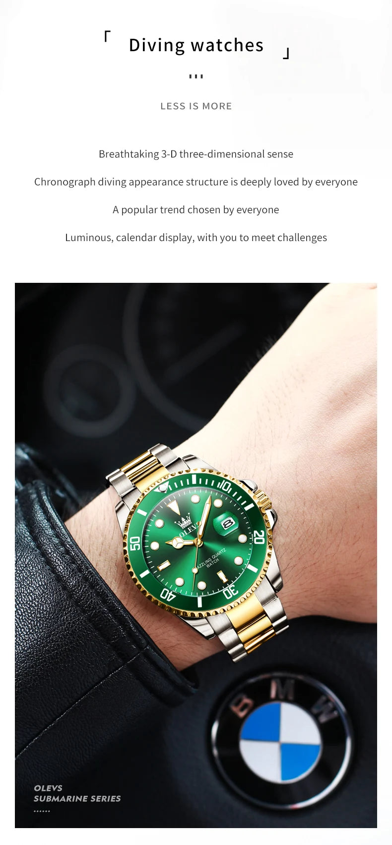 OLEVS 5885 Diving Series Men’s Watch – Luxury Meets Performance