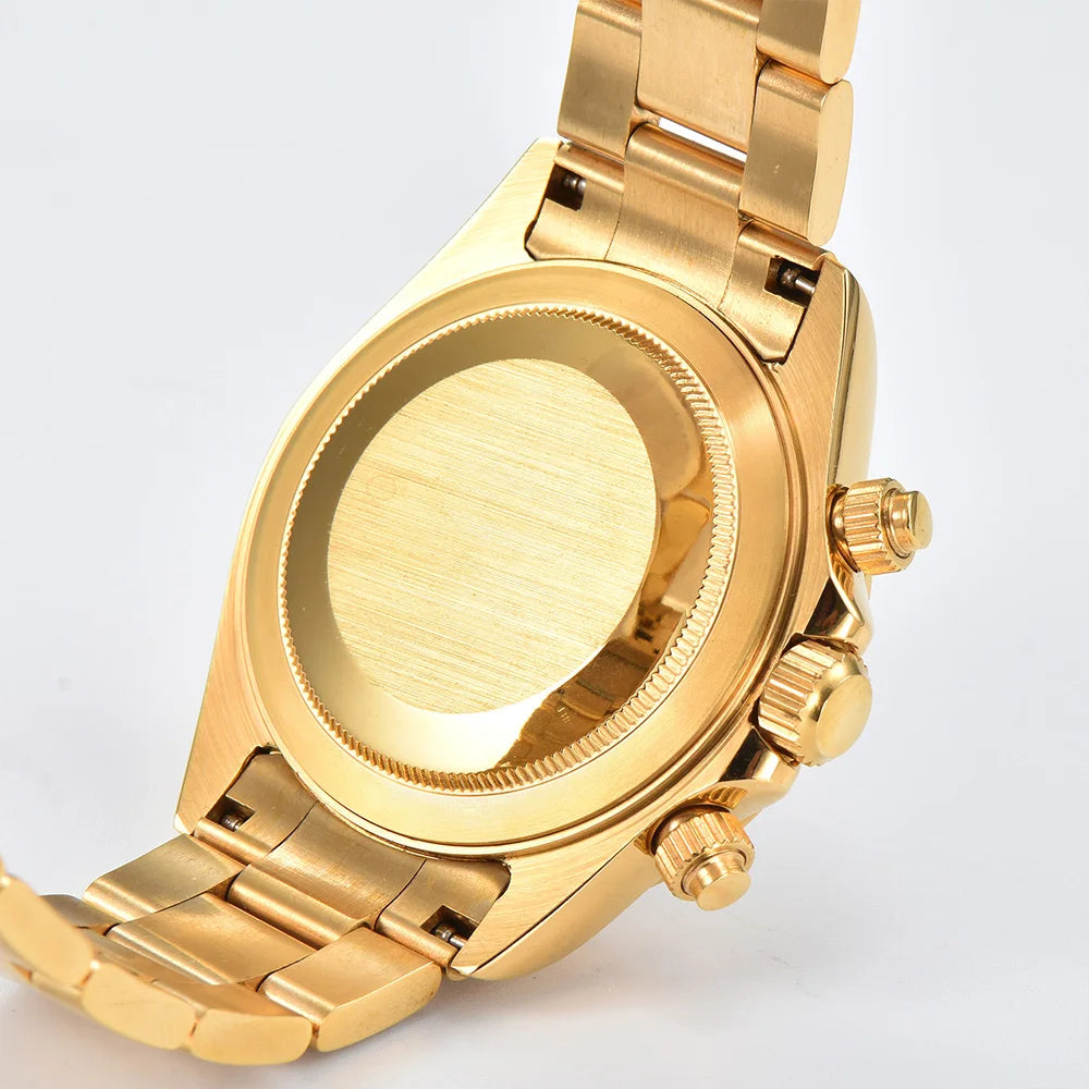 OUMASHI VK63 Man luxury watches Sports Quartz Watch Sapphire Stainless Steel Waterproof  Chronometer for vk63 Movement