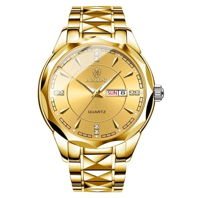 BINBOND Top Brand Luxury Fashion Watch Men Waterproof Week Date Clock Sport Watch Men Quartz Wristwatch