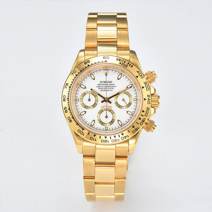 OUMASHI VK63 Man luxury watches Sports Quartz Watch Sapphire Stainless Steel Waterproof  Chronometer for vk63 Movement
