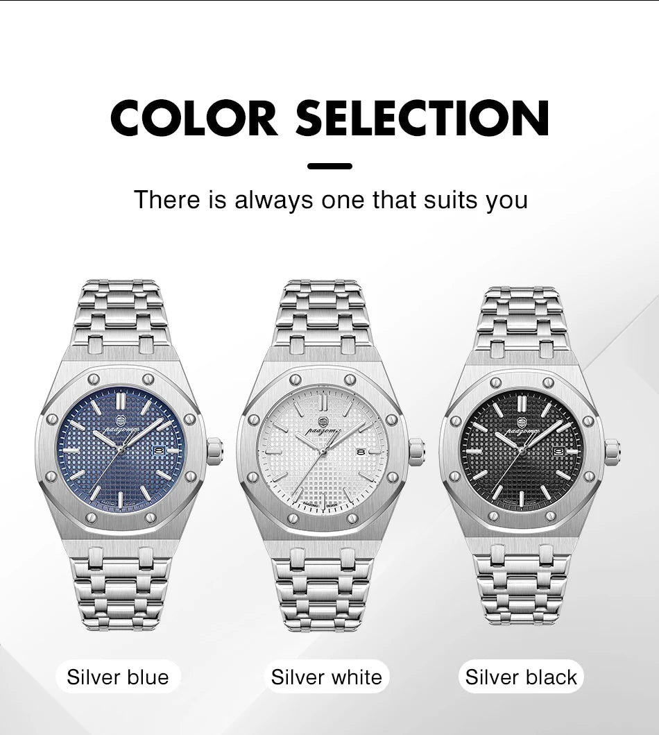 PAAZOMU Men’s Luxury Business Watch – Strength Meets Sophistication