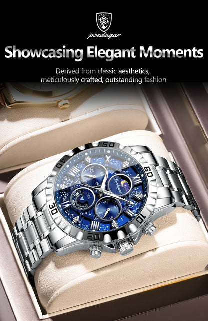 Quartz chronograph movement – accurate timekeeping and stopwatch functions